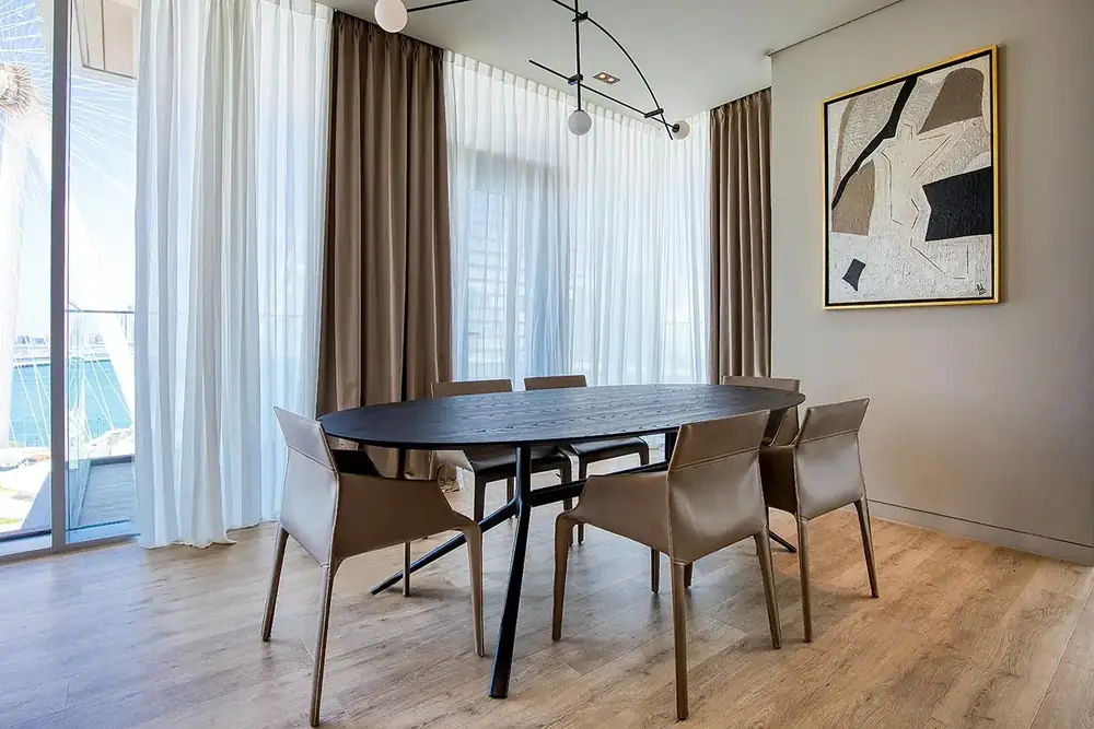 Bluewaters apartment with Blindtex blinds