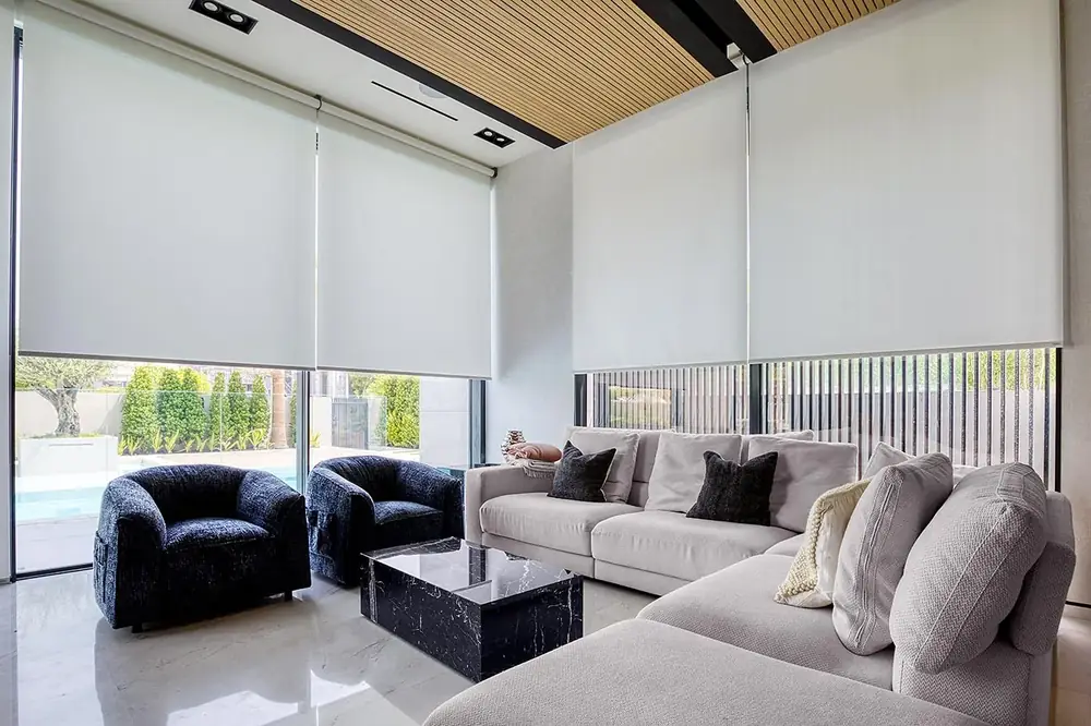 Dubai Hills home with Blindtex window treatments