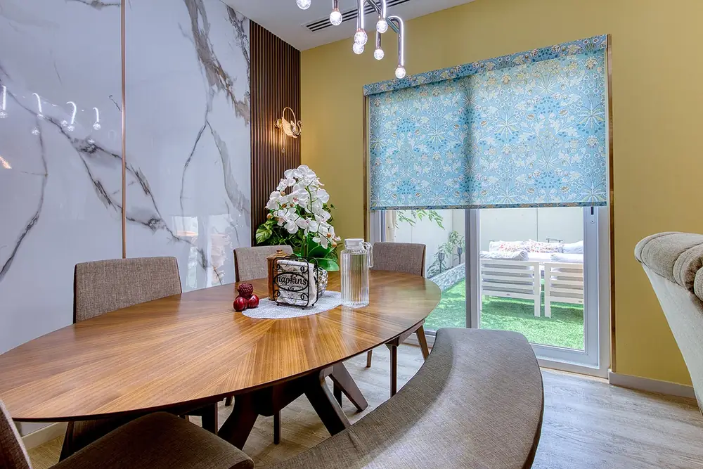 The Springs villa with Blindtex curtains